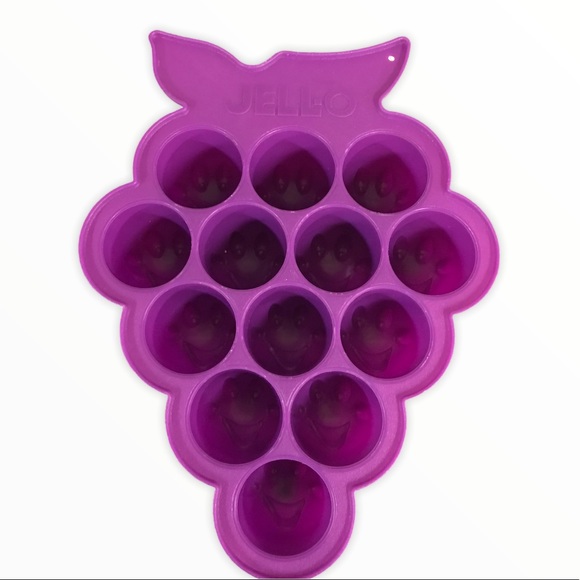 Vintage 90s jello jigglers mold mould happy face grapes kitchen - Picture 2 of 7